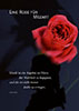 Plakat »Eine Rose für Mozart« anlässlich einer Hommage an Mozart